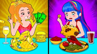 Rich vs Poor Princess in Jail Poor Princess Lisa and Funny Situations in Jail  Poor Princess Life [upl. by Aiykan]