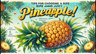 Tips for Choosing a Ripe and Juicy Pineapple” [upl. by Nojid]