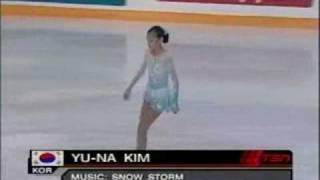 Figure Skating  20042005 Junior Grand Prix Final 2004 JGPF YuNa Kim  SP Snowstorm [upl. by Berk484]