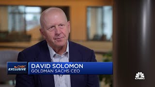 Goldman Sachs CEO David Solomon Were focused on clients and our strategy is working [upl. by Comfort848]