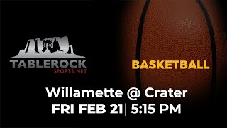 Girls Basketball Willamette  Crater [upl. by Socram]