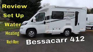 Motorhome Reviews  Bessacarr 412 Motorhome Review Set Up [upl. by Triplett]