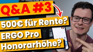 Mein Rentenbeitrag ERGO Pro Widerspruchsrecht Lebensversicherung etc  VersicherungsQampA 3 [upl. by Aridnere]