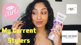 WAVY HAIR STYLING PRODUCTS I’M CURRENTLY USING [upl. by Aix]