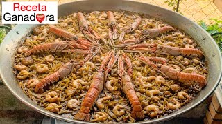 Fideuà de marisco  Fideuà de Gandía  Receta ganadora [upl. by Llyrpa123]