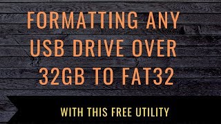 How to Format Any USB Flash SD Micro SD or Thumb Drive to Fat32 [upl. by Orpha682]