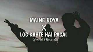 Maine Royaan X Log Khete Hain Pagal Slowed Reverb Lofi Song [upl. by Tewfik]