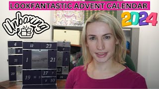 LOOKFANTASTIC 2024 ADVENT CALENDAR UNBOXING [upl. by Ebeneser755]