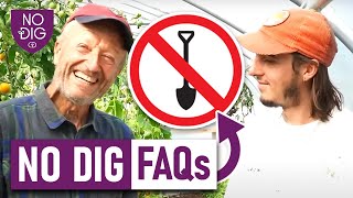 NoDig Gardening FAQs Answered Charles and Mitch at Homeacres [upl. by Aronos988]