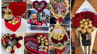 DIY CHOCOLATE BOUQUET  Chocolate Bouquet for birthday anniversary  Valentines day Gift ideas 2023 [upl. by Salomi]