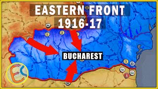 Eastern Front of WW1 animated 191617 [upl. by Graniah]