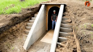 Man Builds Underground Storm Shelter  Start to Finish Build By tickcreekranch [upl. by Marney]