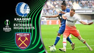 Gent vs West Ham Extended Highlights  UECL QuarterFinals  Leg 1  CBS Sports Golazo  Europe [upl. by Timmy144]