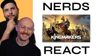 nerds react to the kingmakers trailer podcast [upl. by Amasa]