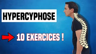 10 EXERCICES CONTRE LHYPERCYPHOSE THORACIQUE DOS ROND KINEÌ [upl. by Cassandra256]