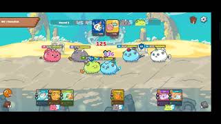 cursed coliseum gameplay  plant mech bird  Axie Infinity classic 2024 [upl. by Anatnas489]