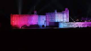 Leeds Castle Christmas Lights 2023 [upl. by Suoirad]