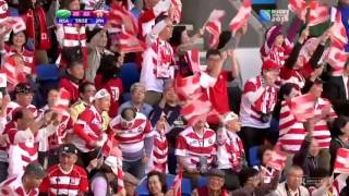 【Digest】Rugby World Cup 2015 Japan vs South Africaﾀﾏｼｲﾚﾎﾞﾘｭｰｼｮﾝ [upl. by Enaej]