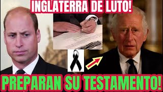 🛑CONMOCIÓN Y LUTO EN TODA INGLATERRA SE ACELERA EL CÁNCER DE CARLOS III Y YA PREPARAN EL TESTAMENTO [upl. by Scrivens]