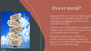 Etikk og moral Krle Haugerud skole [upl. by Ettesus931]