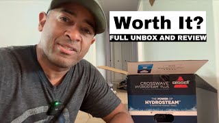 Bissell Crosswave Hydrosteam Plus Unboxing and DETAILED Review [upl. by Lehplar]