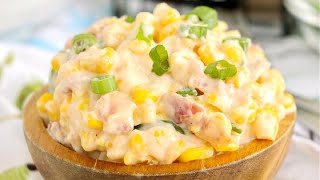 Spicy And Creamy Slow Cooker Jalapeno Corn  A Musttry Recipe [upl. by Tailor]