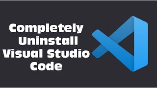 How to Uninstall Visual Studio Code Windows 11107  Remove or Delete Microsoft Visual Studio Code [upl. by Nylarej]