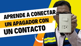 Video 286 Aprende a conectar un apagador con un contacto [upl. by Arlee]