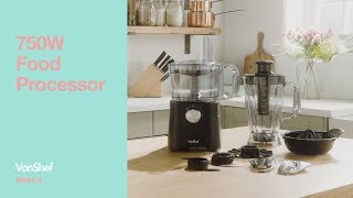 VonShef 750W Food Processor [upl. by Nadeau]