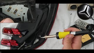 mercedes w212 led tail light repair [upl. by Isaac194]