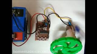 10 LED Tachometer Circuit [upl. by Molahs]