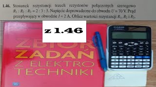 Zadanie 146 Elektrotechnika  zbiór zadań by Aleksy Markiewicz [upl. by Ocinom]