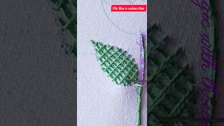 Easy Embroidery stitch shorts short shortvideo trending embroidery youtubeshorts youtube fyp [upl. by Katine]