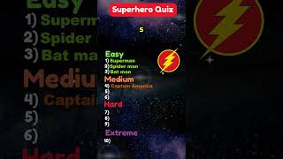 Are you a Super Hero expert Take this Quiz to find Out shorts quiztime quiz trivia [upl. by Andy]