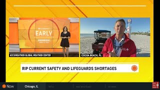 Spring Break Beach Safety ALA Live on AccuWeather [upl. by Ycnaf]