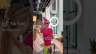 Larray Appears In Vinny Mui’s TikTok Dressed Up As Patrick [upl. by Olva]