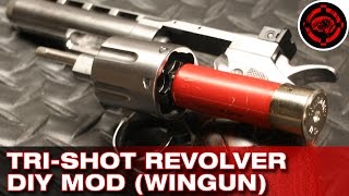 TriShot Revolver Modification WinGun CO2 Taurus Judge Inspired [upl. by Pammy281]