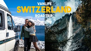 Van Life Switzerland  Snowy Mountains Lakes amp Epic Hikes  1 week Road Trip  Europe Travel Ep 10 [upl. by Kippy]