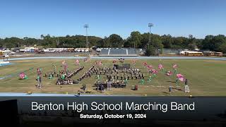 Benton High School Marching Band at the DeRidder Marching Festival 2024 [upl. by Revolc773]