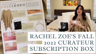 Rachel Zoes Fall 2022 CURATEUR Box  Unboxing amp Review of CURATEUR The Curation Subscription Box [upl. by Miarhpe952]