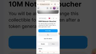 HOW TO SELL NOTCOIN VOUCHER mining crypto notcoin [upl. by Kamilah936]