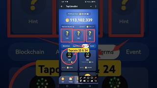 Tap Coin Daily Bounty 23 September  Tap Coins Bot  Today Combo Cards Tap Coin 23 Septembertapcoin [upl. by Benedicto854]