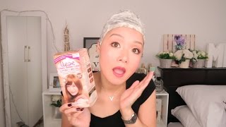 Trying Liese Creamy Bubble Hair Color  Review  Philippines [upl. by Atnauqahs]