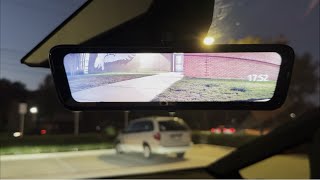 Good bye to rear view mirror Awesome replacement camera mirror super clean install [upl. by Nnaitsirk]