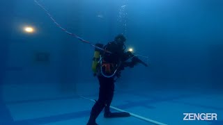 Russian Frogmen Get Underwater Gun Training [upl. by Ylera]