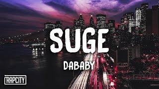 DaBaby  Suge Lyrics [upl. by Walther]