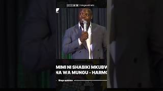 HARMONIZE AHUBIRI KANISANI KWA PASTOR TONY KAPOLA quotMIMI NI SHABIKI WA MUNGUquot [upl. by Nidnal]