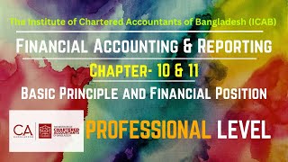 PL Financial Accounting amp Reporting  Chapter 10 amp11 Basic Principle amp Financial Position [upl. by Aralomo]