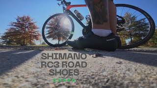 Shimano RC3 Cycling Road Shoes UnboxREVIEW after 3 months [upl. by Eugenle]