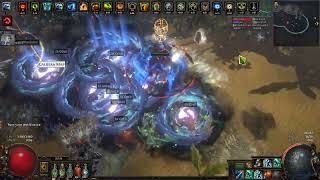 Path of Exile 325 Budget Frost Blades of Katabasis Slayer T16 clear [upl. by Gader]